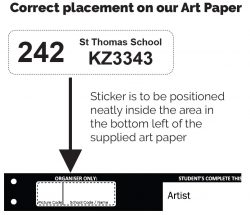 Art Paper placement